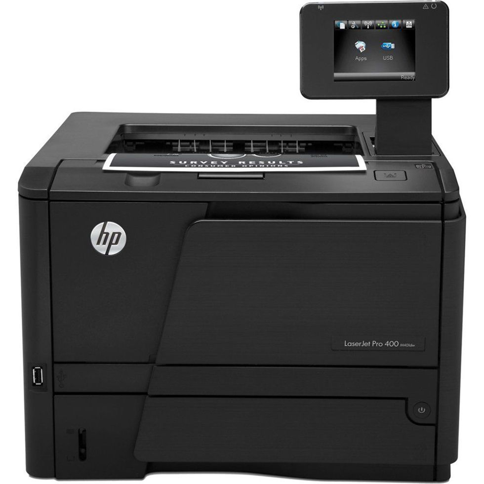 HP LaserJet Pro M401dw black and white A4 laser printer rental, hire