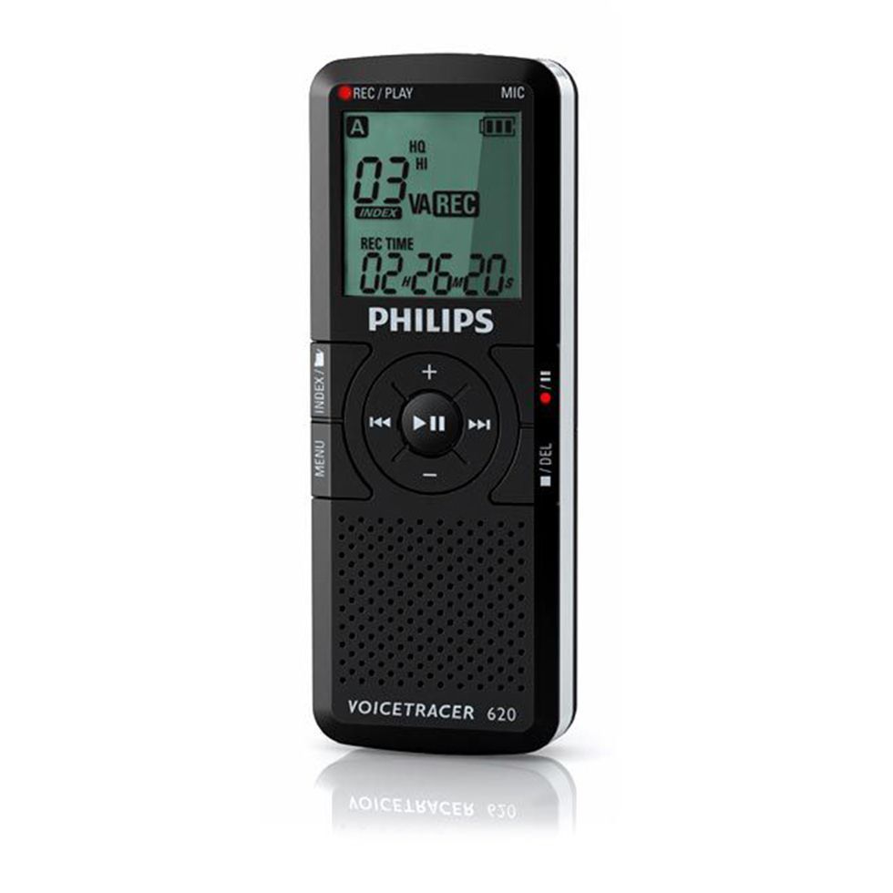 Philips Voice Tracer 620 digital dictaphone, MP3 recorder rental, hire, rental