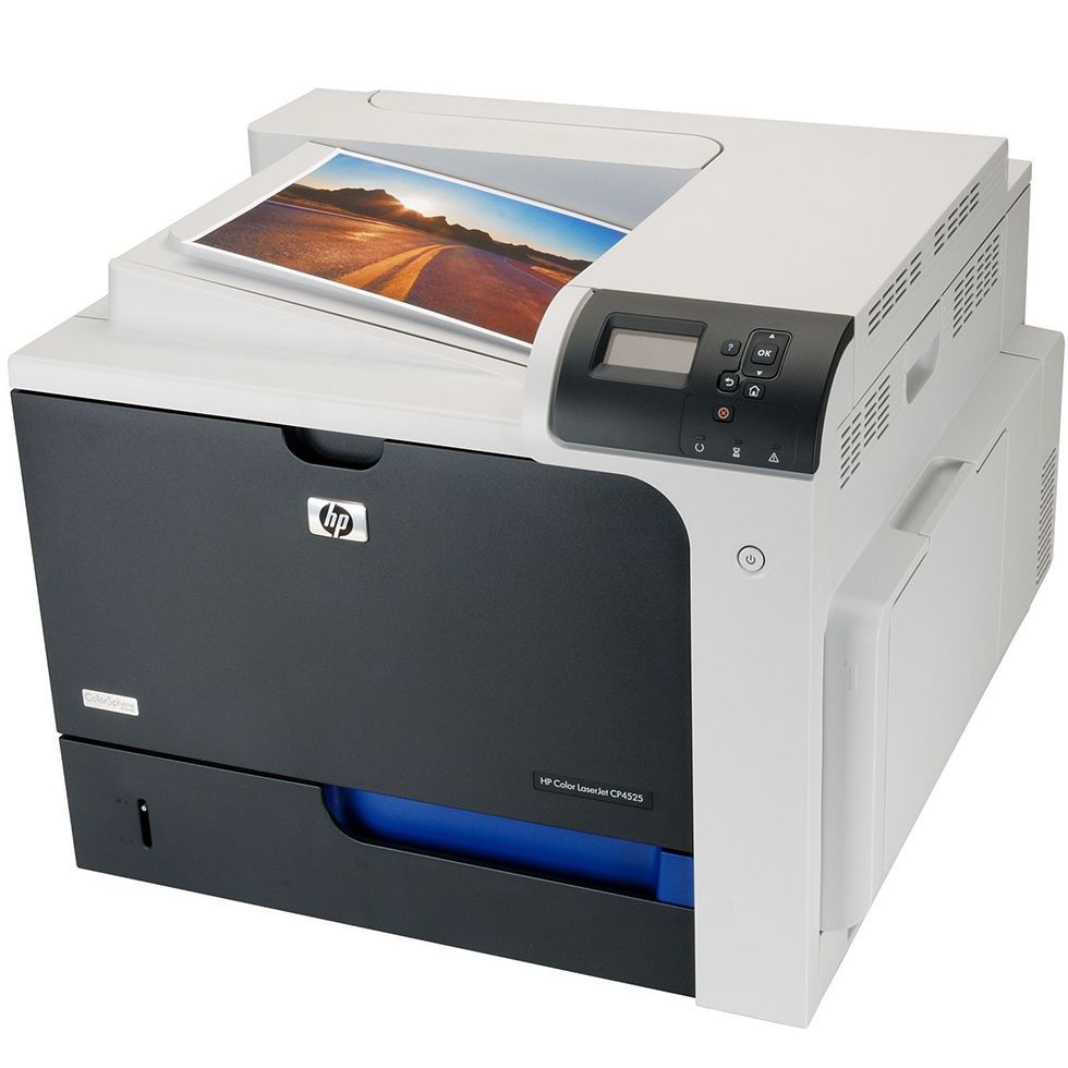 HP Color LaserJet CP4525dn colour laser printer rental, hire for 1 day
