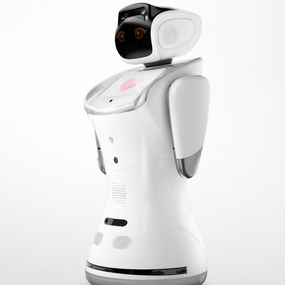Interactive hostess robot rental - Sanbot